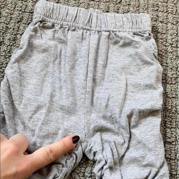 Pom Pom Ruched Grey Matching Set - Picture 8 of 8